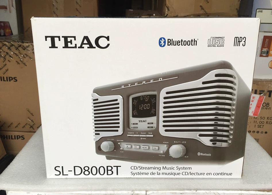 278.69] TEAC SL-D800BT Retro Bluetooth Wireless CD Desktop Mini