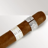 Бесплатная доставка Lafuli Cigar Richar Round Круглый тип Портативный сигарный сигарный кольцо с помощью кольца 925 стерлингового серебряного кольца Сигарета