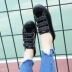 Đường phố bắn Hồng Kông giày vải nữ hoang dã Hàn Quốc phiên bản của Velcro Harajuku phẳng sinh viên giày nữ trọng lượng nhẹ thấp để giúp giày thường
