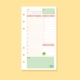 A6 Color Daily Plan Book