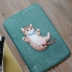 Miao Ji MEWJI gốc dễ thương thảm cửa phòng con mèo Ottoman thảm phòng tắm blue-collar tiền hôn mèo - Thảm Thảm