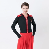 Летний красный танцующий балахон с молнией, костюм, лонгслив