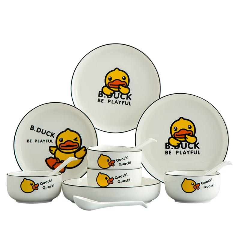 Набор B.Duck, мультяшный, посуда, интернет-знаменитость, любимый
