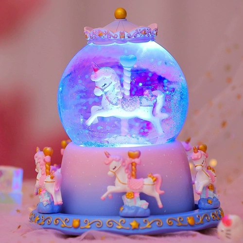 Крутящийся кварц, детская музыкальная шкатулка для друга для принцессы, подарок на день рождения