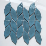 Чернильная зеленая бриллиантовая керамическая мозаичная плитка для ванной комнаты настенная плитка сеть красная ресторанная барная плитка настенная плитка