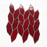 Чернильная зеленая бриллиантовая керамическая мозаичная плитка для ванной комнаты настенная плитка сеть красная ресторанная барная плитка настенная плитка