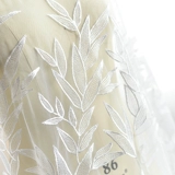 Сянксианская бамбуковая вышивка листовых листьев кружев