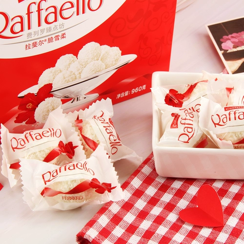Ферреро шоколад Raphael Coconut Crispy Ball 96 Свадьба Ferello Battle Erbal Sugar Net Красные закуски