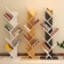 Trang trí kệ sách hình cây sàn gỗ màu tủ sách nghiên cứu nghệ thuật hiện đại 5 7 9 Bảng 11 tầng phân loại đơn giản kệ trang trí đẹp Kệ