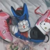 Mùa đông 2018 mới sinh viên Harajuku INS jingle mèo mềm em gái bột anh đào kitty cao giúp aj giày thể thao nữ giày converse nữ cổ cao Giày cao gót