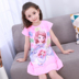 Công chúa cô gái nightdress trẻ em nightdress tay áo ngắn 4 mùa hè 6 phần mỏng đồ ngủ 3-5-7-9 tuổi cô gái dễ thương 11 Đêm đầm