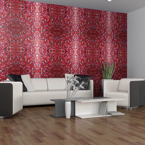 Металлическая самоклеющаяся мозаика на стену, 10mm