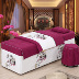 Beauty bedspread gia đình giường massage bedspread của bốn bộ Xuefu Nepal liệu - Trang bị tấm ga trải giường spa Trang bị tấm