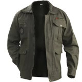 Рабочая одежда мужская топы чисто хлопковые пружины и осень-устойчивая к износостойкой антикальтинге сварщики автопроизводство настройка строительной площадки настройка одежды