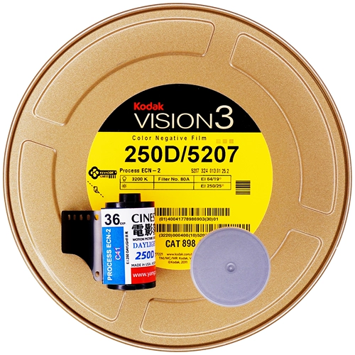 Американский пленка ролл 500T 250D Film Fan Color Office Film 5219 5207 2019 Производство