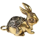 Латунный медный брелок ручной работы, креативный оберег на день рождения, ключи от машины, подвеска подходит для мужчин и женщин, китайский гороскоп