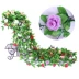 Mô phỏng hoa hồng treo tường hoa giả mây điều hòa không khí ống trang trí trong nhà trần nhựa hoa nho - Hoa nhân tạo / Cây / Trái cây hoa giả treo tường Hoa nhân tạo / Cây / Trái cây