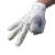 găng tay bảo hộ Găng tay ba gân bằng vải polyester nghi thức làm việc màu trắng diễu hành an ninh quân sự bảo vệ găng tay hiệu suất chống mài mòn nam và nữ mỏng bao tay cách nhiệt găng tay đa dụng 3m 