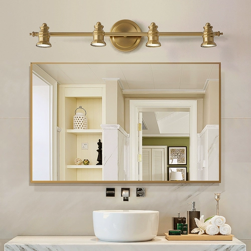 Светодиодные передние фары для зеркала для ванной комнаты, водонепроницаемая люстра, ретро бра, скандинавский светильник, в американском стиле