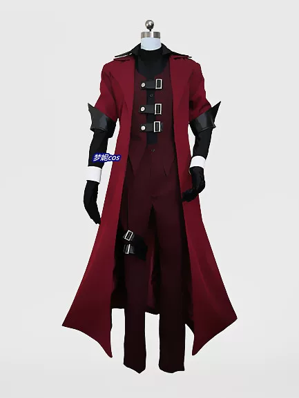 Red trench coat, full set, cosplay