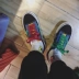Giày vải đường phố nữ mùa thu 2018 mới in siêu cháy sinh viên hoang dã Phiên bản Hàn Quốc của giày ulzzang phong cách Harajuku giày thể thao nữ adidas Plimsolls