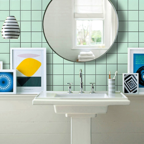 Северная чистая белая керамическая мозаичная плитка 300x300 маленькая белая кирпичная туалетная кухня ванная комната ванная плитка настенная плитка стена