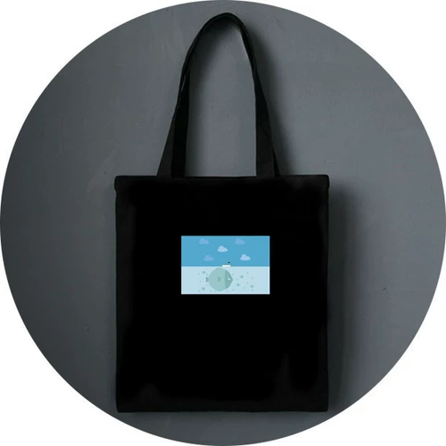 Сумка на одно плечо, шоппер, тканевый мешок для отдыха, школьный рюкзак, простой и элегантный дизайн