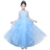 Công chúa váy sàn catwalk buổi tối ăn mặc trẻ em Liuyi dài hoa cô gái máy chủ trang phục đàn piano pettiskirt cô gái mùa hè váy trẻ em Váy trẻ em