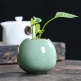 Longquan Celadon Antique Ceramic Vase Vase Counterpop Простая цветочная композиция декоративное фарфоровое украшение