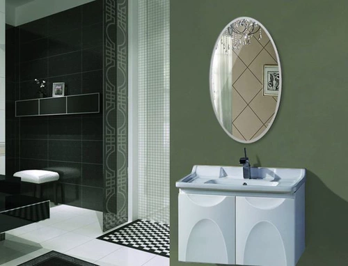 Зеркальное зеркальное зеркало -Связанное на клейкое зеркало овальное зеркало туалетное туалетное зеркало Зеркало Зеркало Стеклянное зеркальное зеркало Бесплатная доставка