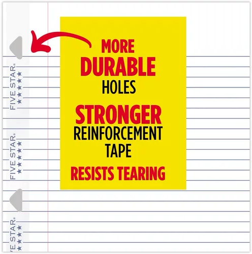 MEAD 17010: 100 листов бумаги подкрепления в Соединенных Штатах Five Star Five Star