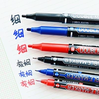 Двусторонняя цифровая ручка, маркер, черный красный карандаш для губ