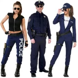 Детская одежда подходит для мужчин и женщин подходит для фотосессий, xэллоуин, США, дорожная полиция, косплей