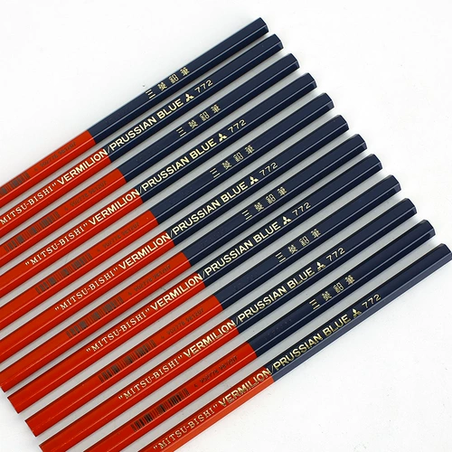 Японские столярные изделия для карандашей, двухцветные канцтовары, 772шт