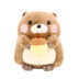 Dễ thương ăn hàng hóa búp bê mặt đất hamster chất béo sang trọng đồ chơi dễ thương bé con búp bê bạn gái gối quà sinh nhật - Đồ chơi mềm do choi cho be Đồ chơi mềm