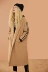 Tiên túi mùa thu và mùa đông phiên bản Hàn Quốc của ruy băng ruy băng dài tay áo len dài áo khoác len - Áo khoác dài Áo khoác dài