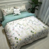 Hiện đại đơn giản gió nông thôn chải cotton in bốn mảnh nhỏ tươi bông quilt cover sheets pillowcase bộ đồ giường Bộ đồ giường bốn mảnh