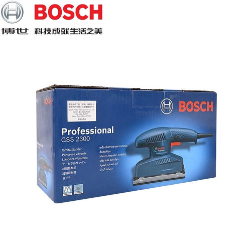 Подлинная прямоугольная портативная таблетка Bosch, матовая полировочная бумага GSS2300