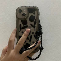 Браслет-тюльпан Black-Love с волнистыми краями