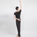 Yunyi dance nguồn cung cấp nam ngắn tay T-Shirt nam áo thể dục nhịp điệu ballet thể dục dụng cụ thực hành quần áo cơ sở đào tạo thể dục nhịp điệu quần áo váy nhảy dancesport Khiêu vũ / Thể dục nhịp điệu / Thể dục dụng cụ