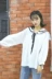 Han Fan lỏng dài tay búp bê áo sơ mi hàng đầu nữ mùa xuân mới ngọt ngào dễ thương áo sơ mi phun tay áo sinh viên áo triều