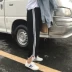 Hồng Kông hương vị chic retro Hàn Quốc phiên bản của hai thanh lỏng mỏng chín điểm quần harem sinh viên hoang dã quần âu thể thao quần phụ nữ Quần Harem