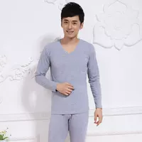 Của nam giới cotton Lycra bông áo len phương thức cổ tròn v-cổ đồ lót nhiệt mùa thu quần áo duy nhất dưới áo sơ mi phần mỏng áo sơ mi áo giữ nhiệt trẻ em