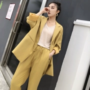 MMCO ◆ 2018 mùa thu mới lỏng thường phù hợp với tính khí hai mảnh phù hợp với retro phù hợp với áo khoác nữ Hàn Quốc phiên bản