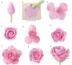 Công cụ fondant Hoa hồng fondant Hoa 6 cánh hoa cánh hoa Khuôn mẫu tích hợp Hoa hồng khuôn - Tự làm khuôn nướng khuôn bánh flan Tự làm khuôn nướng