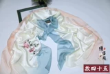 Шелковый шарф для матери, осеннее ципао, с вышивкой, в западном стиле, подарок на день рождения