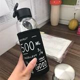 Свежая стеклянная портативная креативная трендовая чайная чашка, простой и элегантный дизайн