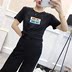 C-L45 thư T-Shirt mùa hè của phụ nữ thời trang hoang dã vòng cổ áo thun ngắn tay áo áo thun nữ Áo phông