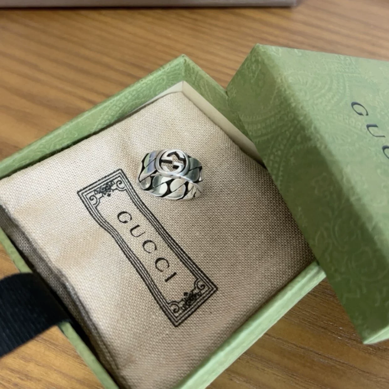 Gucci, ring, 925 sample silver, for beloved