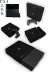Ưu đãi đặc biệt Túi đựng máy chủ Sony PS4 Slim pro bảo vệ túi bụi lưu trữ túi xử lý phụ kiện màu đen bẩn - PS kết hợp cáp sạc samsung PS kết hợp